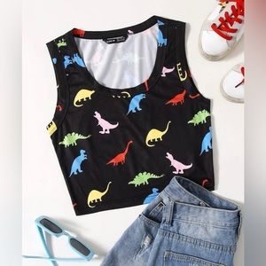 Dino Crop Top